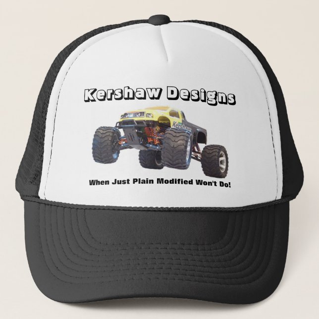 Kershaw Designs Custom Radio Controlled Cars Trucker Hat (Front)