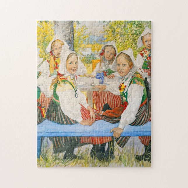 Kersti's Birthday By Carl Larsson Jigsaw Puzzle (Vertical)