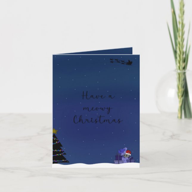 Kerstkaart ‘cats’ card (Front)