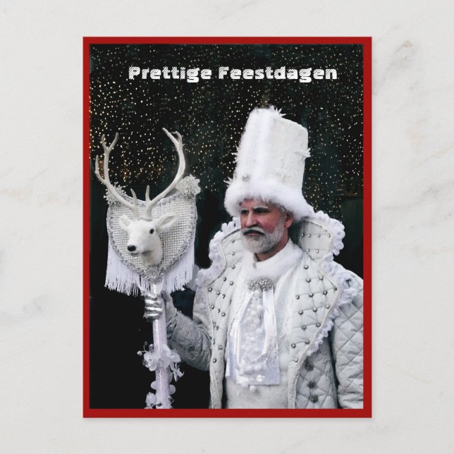 Kerstkaart Winterkoning Venetië (Nederlands) Postcard (Front)