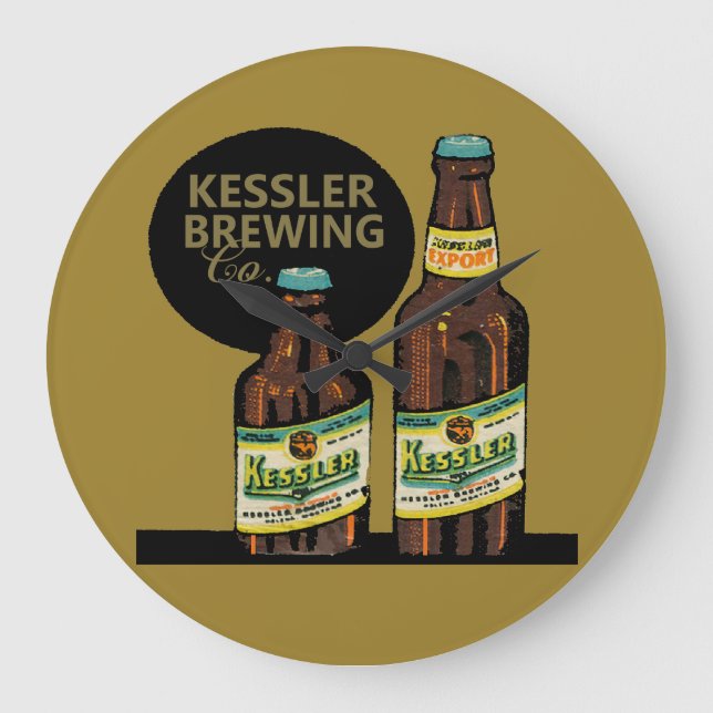 Kessler Export Beer Large Clock (Front)