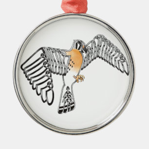 Kestrel Metal Tree Decoration