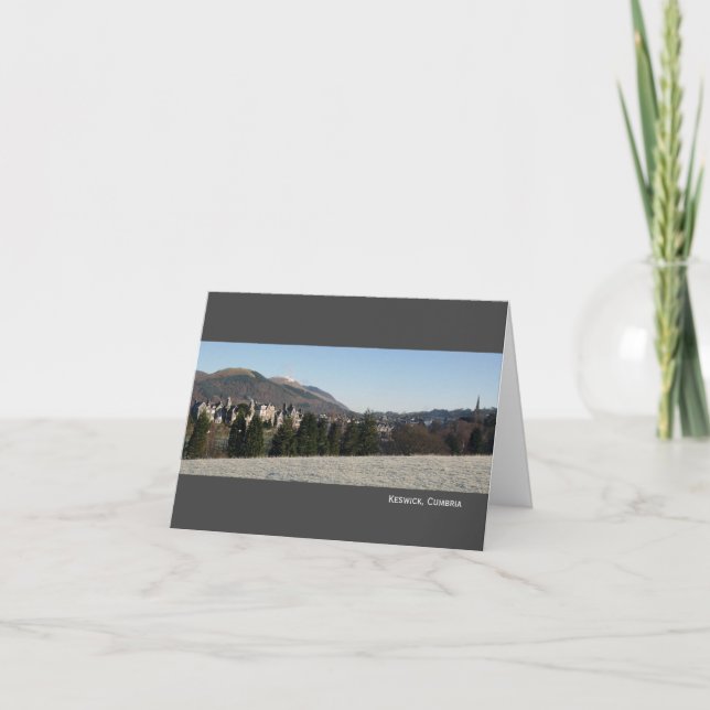 Keswick in Cumbria Card (Front)