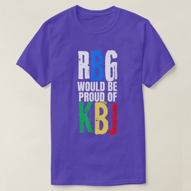 Ketanji Brown Jackson 1st Supreme Court Justice Bl T-Shirt (Design Front)