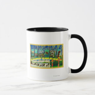 Ketchikan, Alaska - Large Letter Scenes Mug