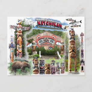 Ketchikan, Alaska Postcard