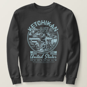 KETCHIKAN ALASKA - REVILLAGIGEDO ISLAND SWEATSHIRT