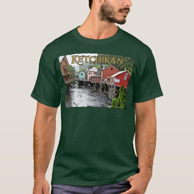 Ketchikan Basic Dark T-Shirt (Front)