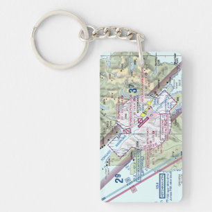 Ketchikan Int. Airport chart / taxi diagram Key Ring