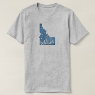 Ketchum Idaho Wood Grain T-Shirt