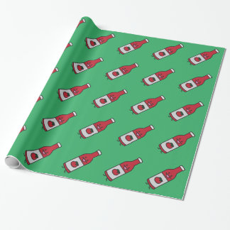 Ketchup Bottle Tomato Sauce Table condiment fancy Wrapping Paper