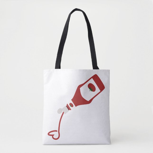 Ketchup Bottle Tote Bag (Front)