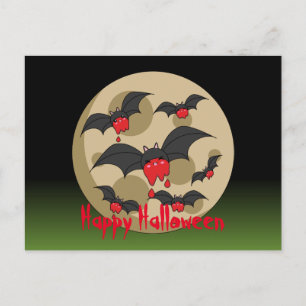 Ketchup Eater Vampire Bats Add own Text Postcard