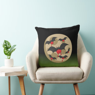 Ketchup Eater Vampire Bats Cushion
