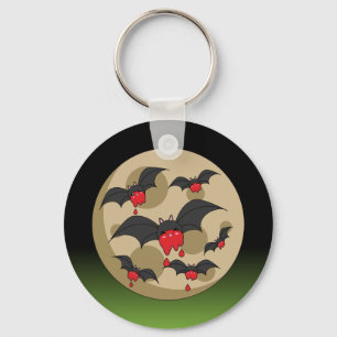 Ketchup Eater Vampire Bats Key Ring