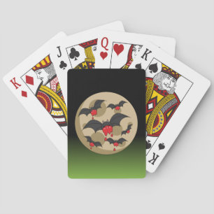 Ketchup Eater Vampire Bats Playing Cards