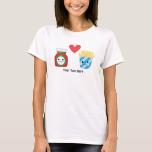 Ketchup & Fries (customisable) T-Shirt