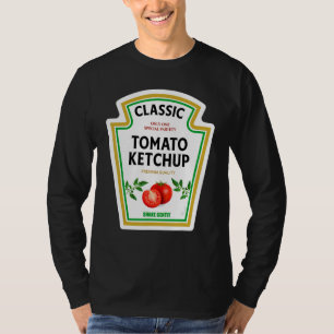 Ketchup Halloween 2024 Costume Matching Mustard Co T-Shirt