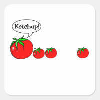 Ketchup Joke Sticker