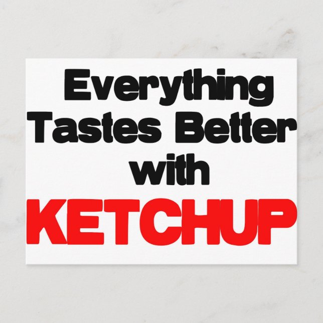 KETCHUP LOVER POSTCARD (Front)