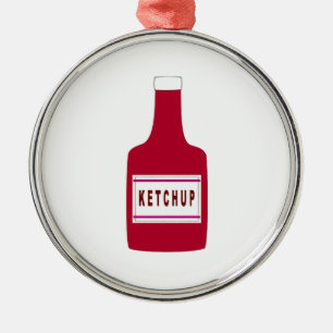 Ketchup Metal Tree Decoration