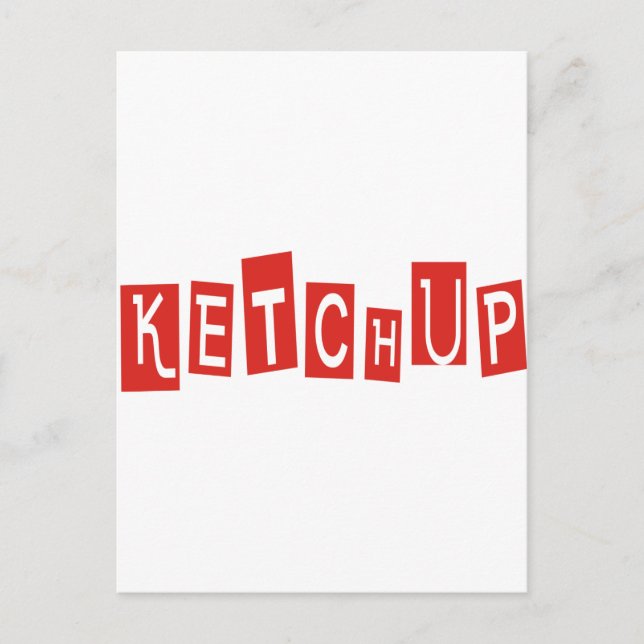 Ketchup Products & Designs! Postcard (Front)