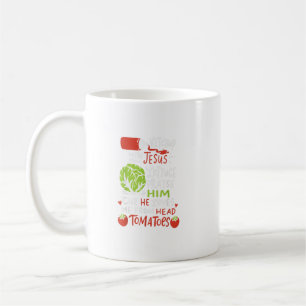 Ketchup With Jesus I Vegan Jesus Christ Christian  Coffee Mug