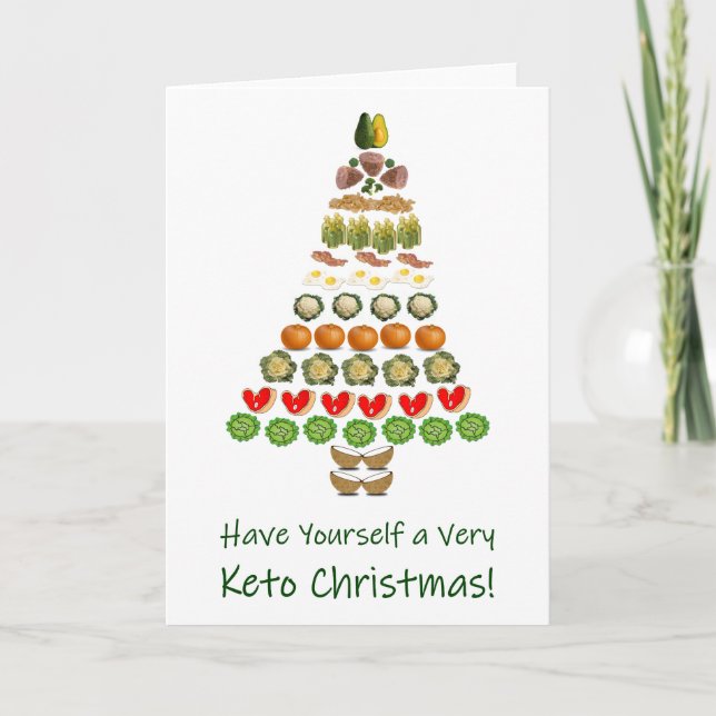 Keto Christmas Holiday Card (Front)