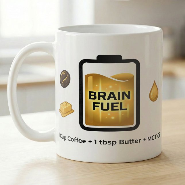 Keto Coffee Brain Fuel Recipe Mug (Creator Uploaded)