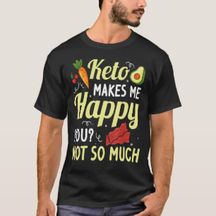 Keto Diet Ideas Men Women Ketones Bacon Healthy T-Shirt
