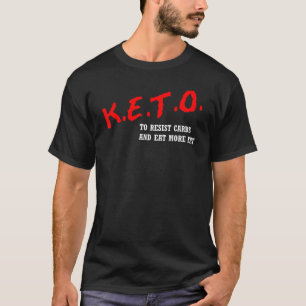 Keto Friendly Healthy Living Parody T-Shirt