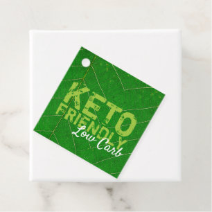 Keto Friendly Low Carb Favour Tags
