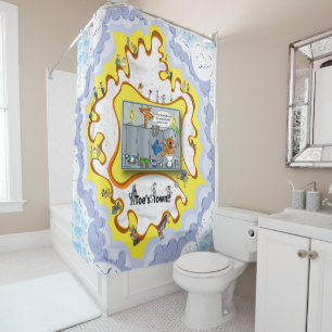 Keto Kitty Absurd Situational Humor Shower Curtain