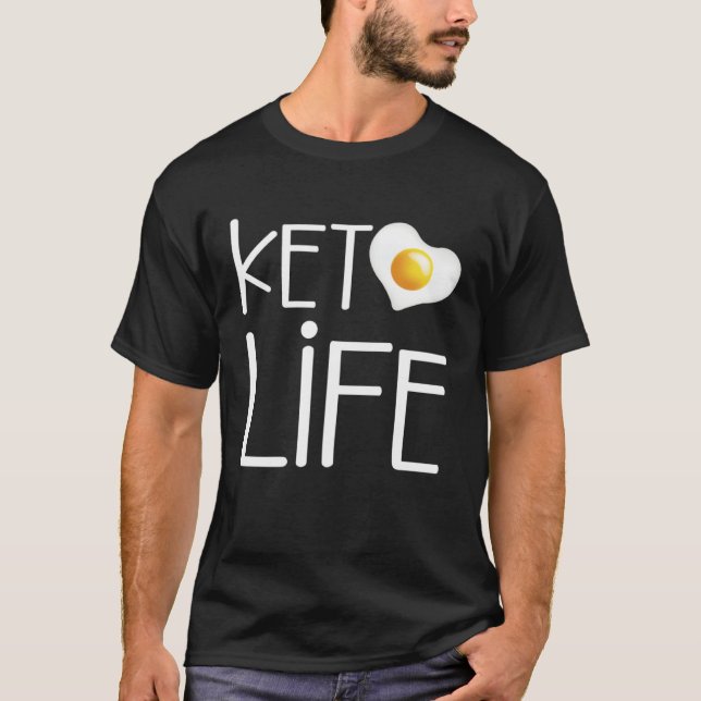 Keto Life Ketogenic Diet Keto  Avocado Bacon Diet T-Shirt (Front)