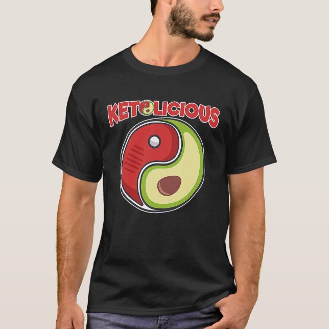 Ketolicious Keto Diet Ketogenic Diet  for Ketosis T-Shirt (Front)