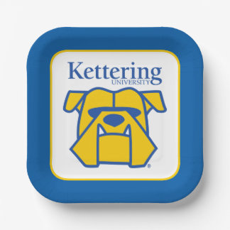 Kettering University Bulldogs Paper Plate