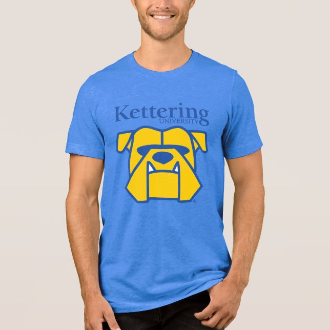 Kettering University Bulldogs Tri-Blend Shirt (Front)