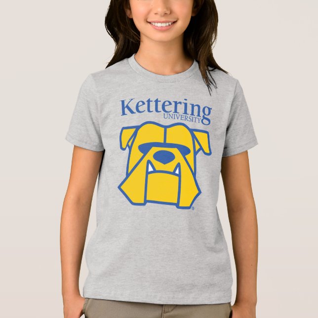 Kettering University Bulldogs Tri-Blend Shirt (Front)