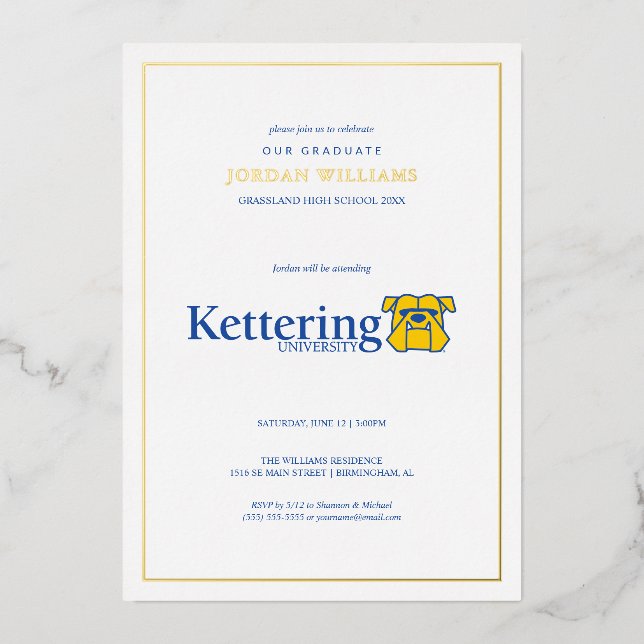 Kettering University Graduation (Front)