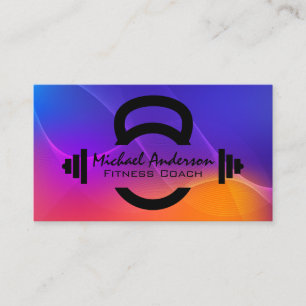Kettle Bell Fitness Logo Business Card