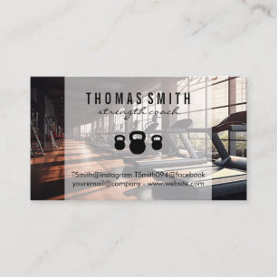 Kettle Bell Gym Owner Appointment Card