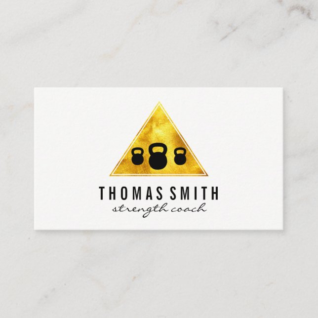 Kettle Bell Personal Trainer Appointment Card (Front)