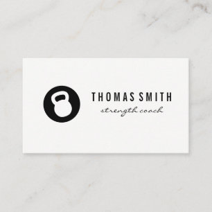 Kettle Bell Personal Trainer Business Card