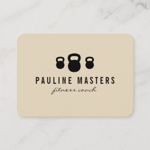 Kettle Bells Fitness Coach Appointment Card