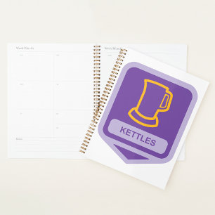 Kettle Icon Spiral Planner