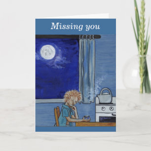 Kettle steam blues - missing you card
