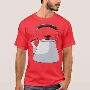Kettle Tea Coffee Caffeine Drink T-Shirt