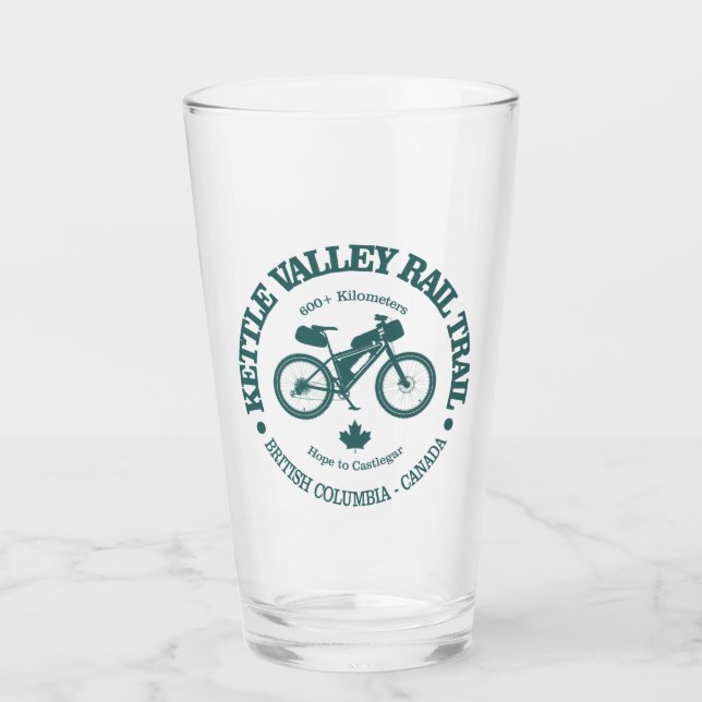 Kettle Valley Rail Trail (cycling) Glass (Front)
