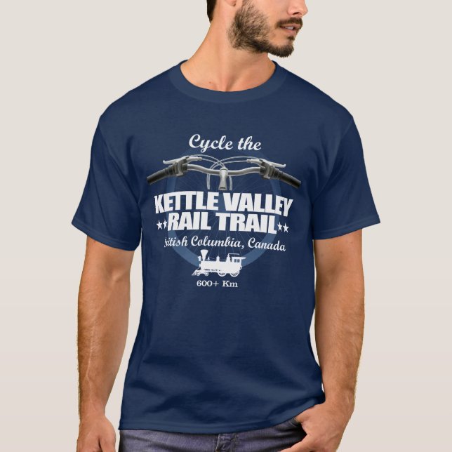 Kettle Valley Rail Trail (H2) T-Shirt (Front)