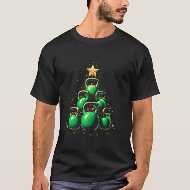 Kettlebell Christmas T-Shirt (Front)